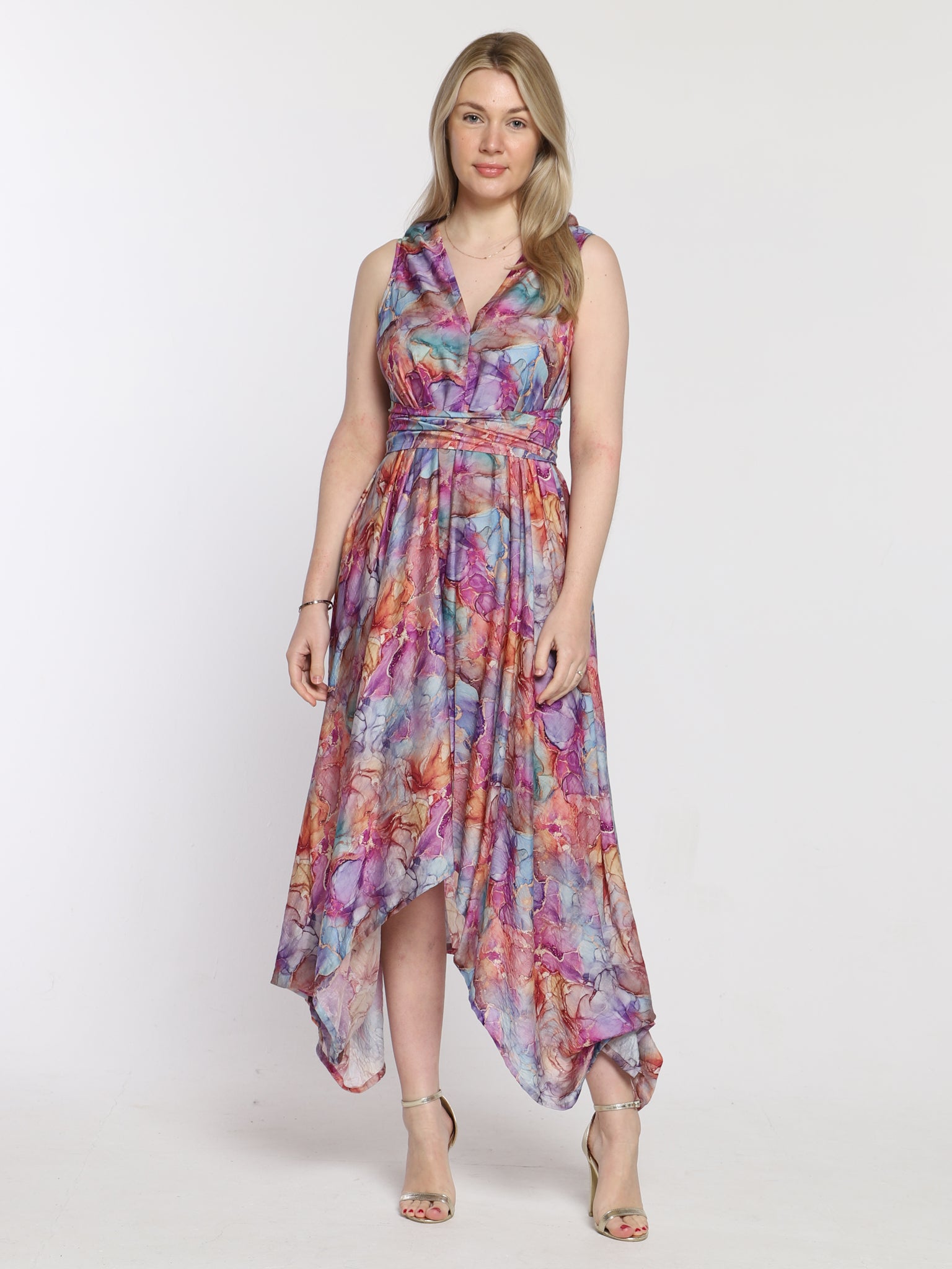 Marble Print Darcy Dress