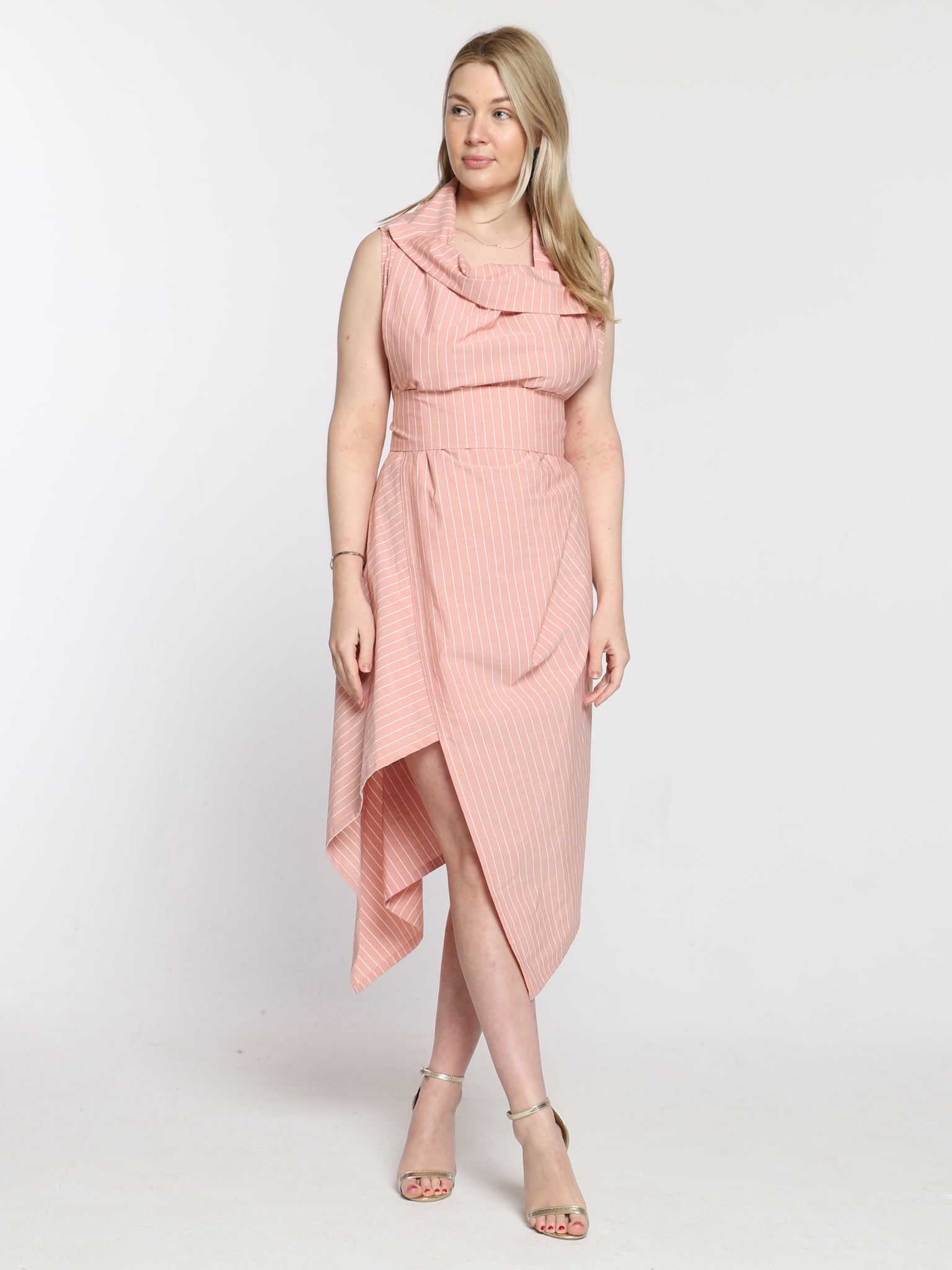 Pink Stripe Lexi Dress