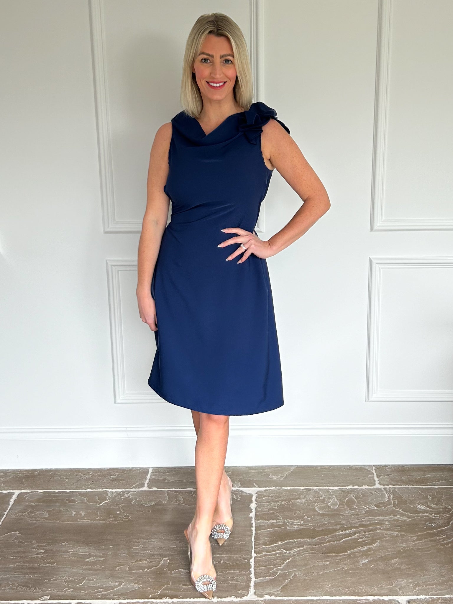 French Navy Anna Dress